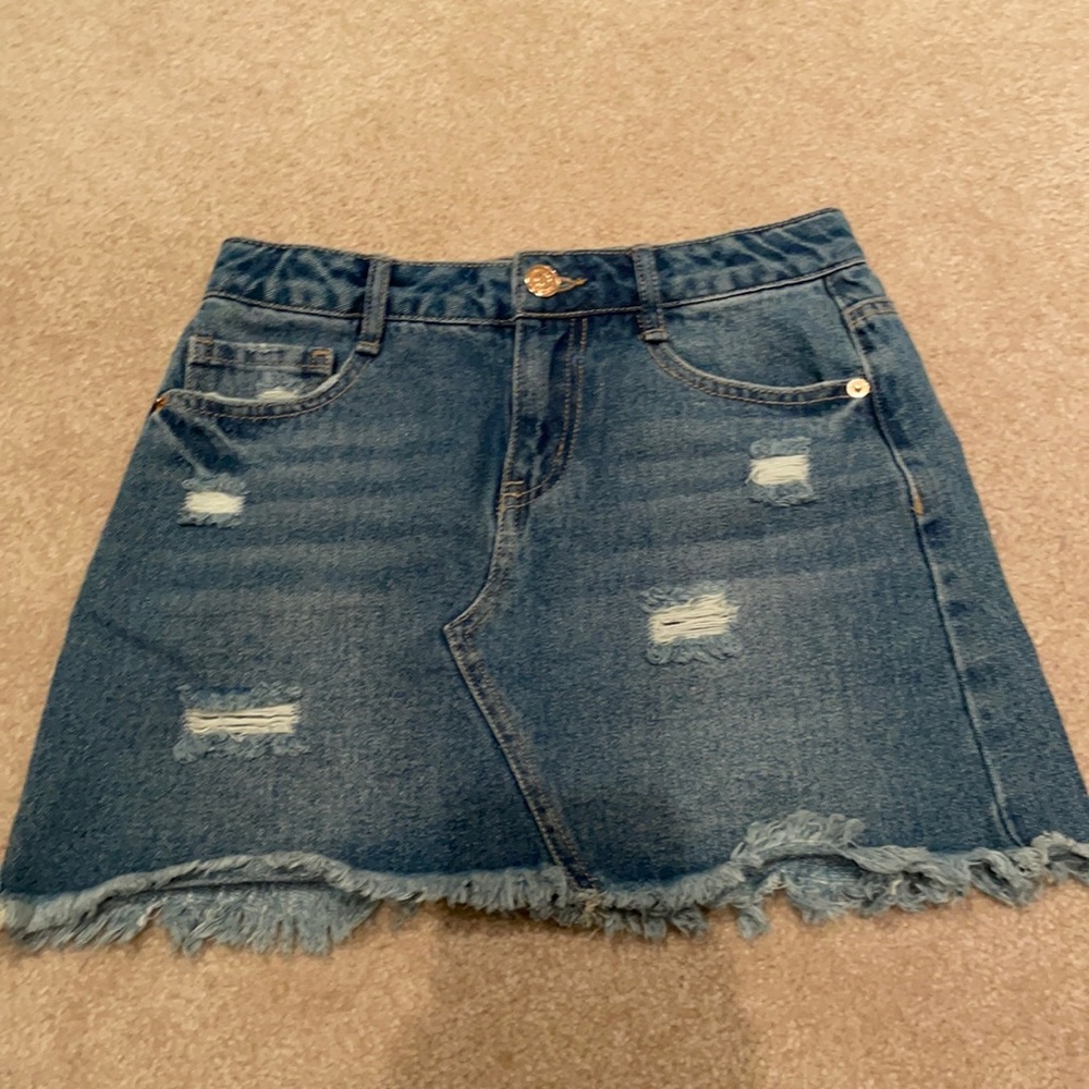 jean skirt